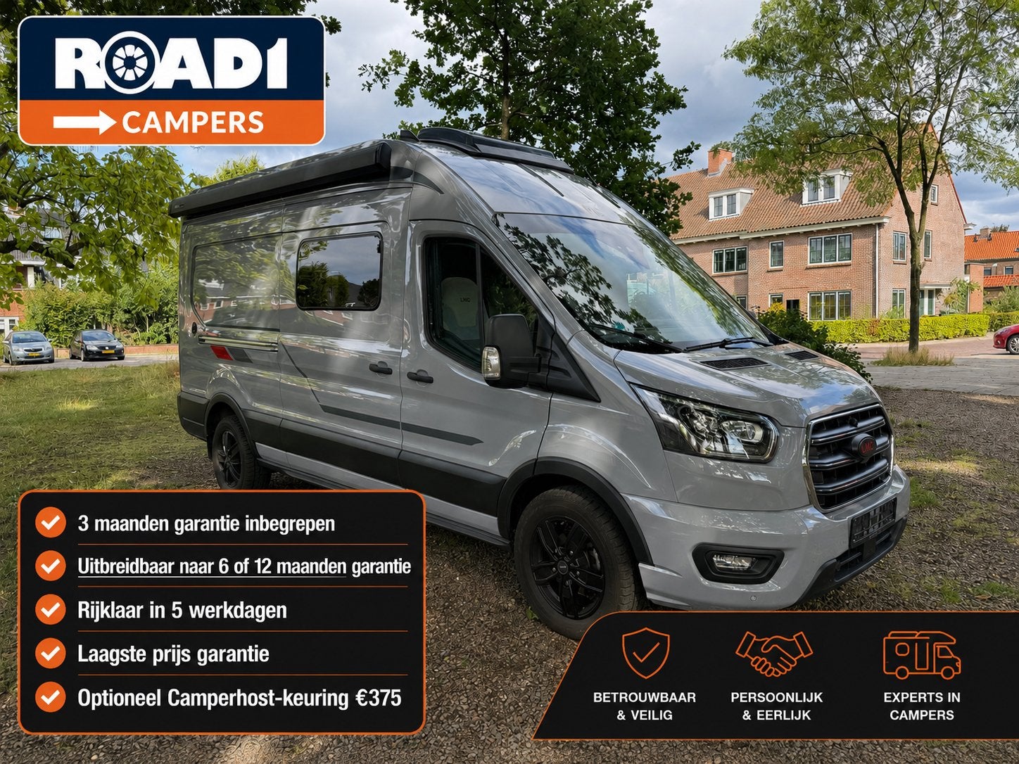 LMC Innovan 590 | buscamper | 2023 | 17.000 km | 170 PK, Buscamper of Camperbus, Ringverwarming, Brandblusser, Ford