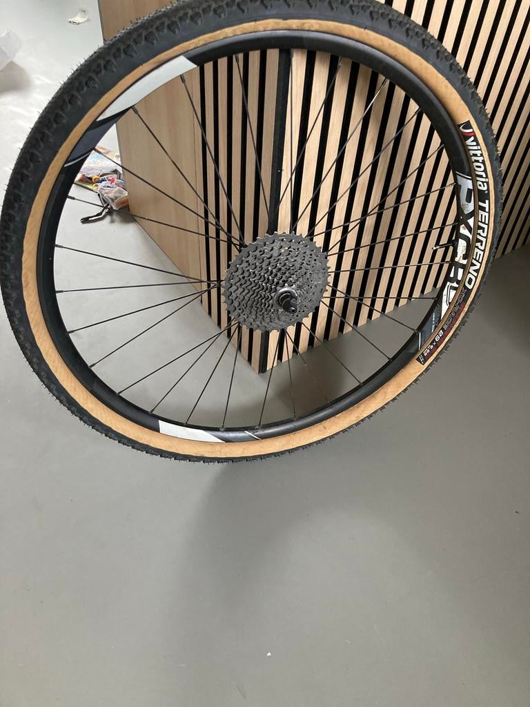 Giant P XCR 0 carbon Wielset met Vittoria Terreno Band, Fietsen en Brommers, Fietsonderdelen, Wiel, Gebruikt, Ophalen of Verzenden