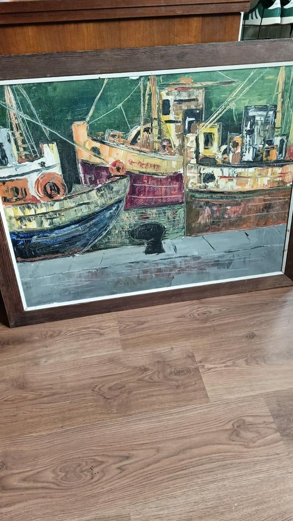 Spaans schilderij Ferrer Cabrera rond 1960, Antiek en Kunst, Ophalen