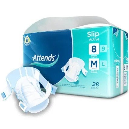4x Attends Slip Active 8 M (28 stuks), Ophalen, Nieuw