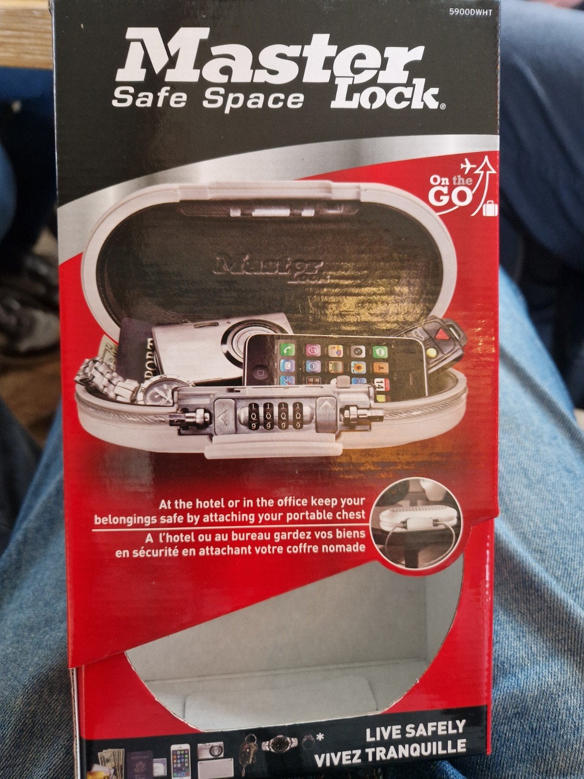 Master Lock Safe Space Lock - Draagbare Kluis, Ophalen of Verzenden, Nieuw