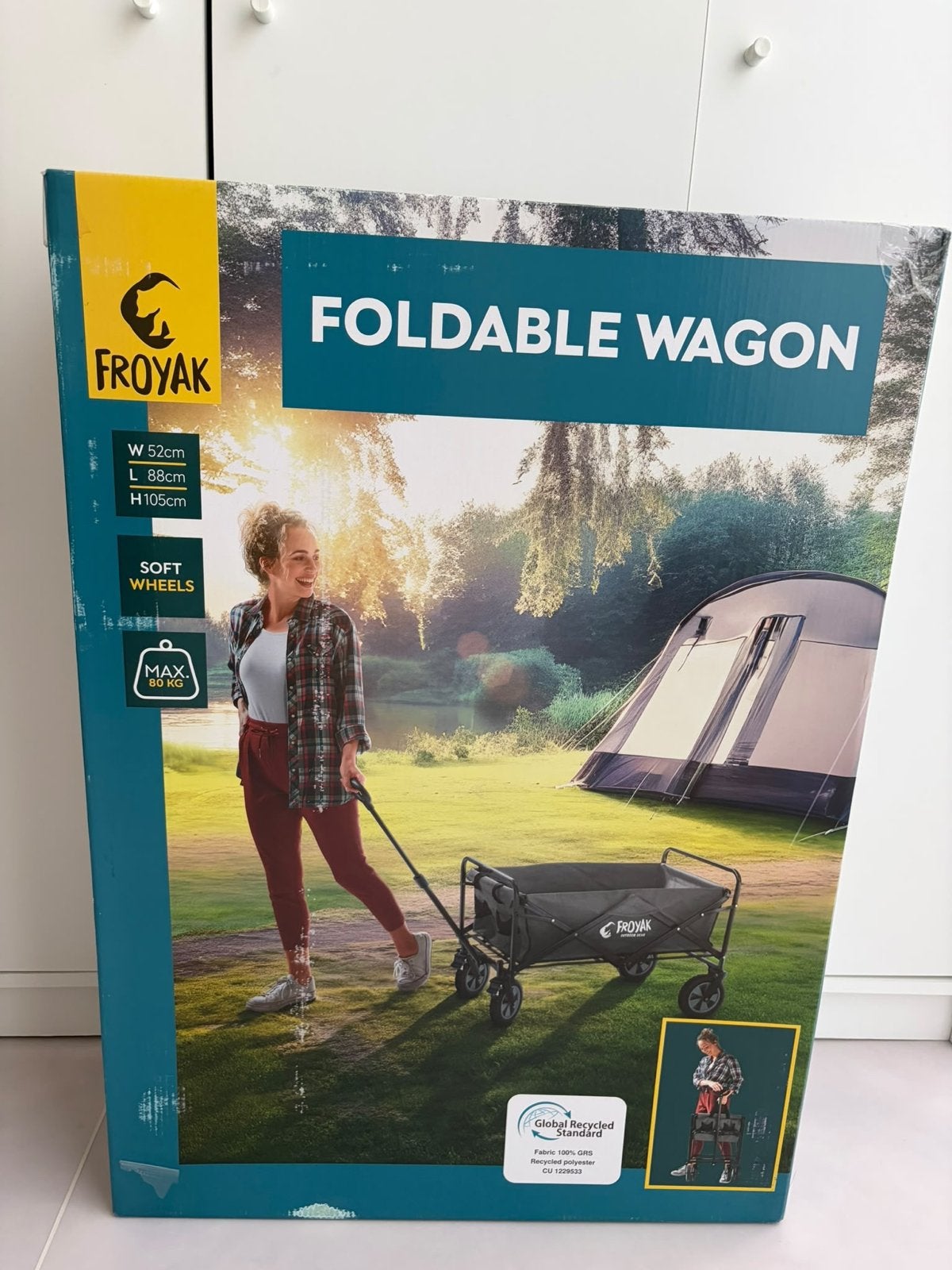 Froyak Opvouwbare Bolderkar - Nieuw in doos, Ophalen, Opvouwbaar, Nieuw