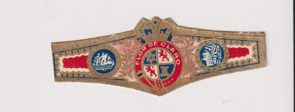 sigarenbanden - FLOR DE CLARO, Ophalen of Verzenden, Zo goed als nieuw, Sigarenbandjes