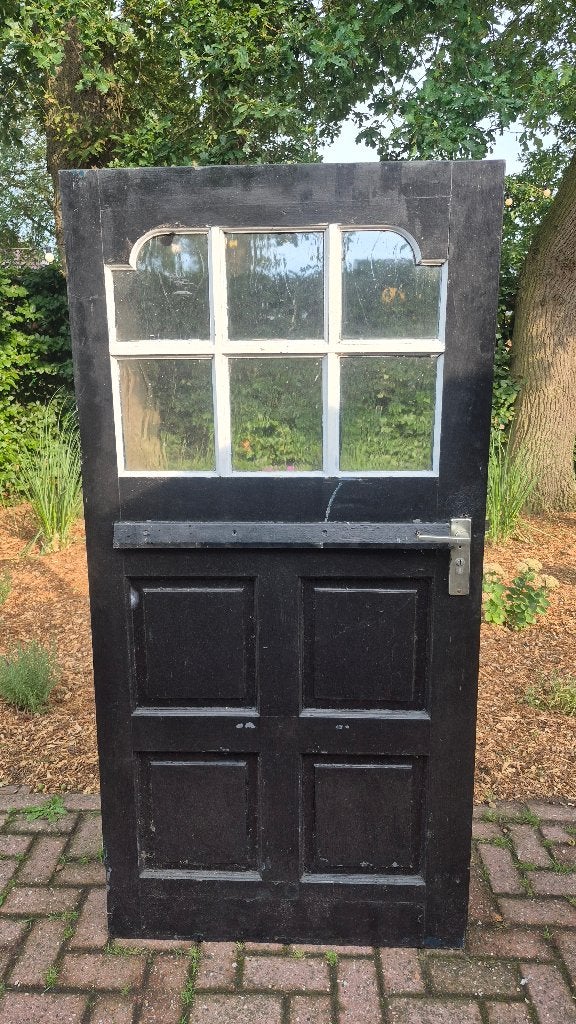 Hardhouten zware buitendeur 84.5x171 cm!, Ophalen, Gebruikt, 80 tot 100 cm, Minder dan 200 cm