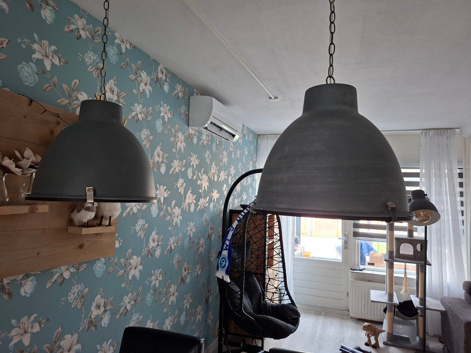 dubbele hanglamp, Ophalen, E27 (groot)