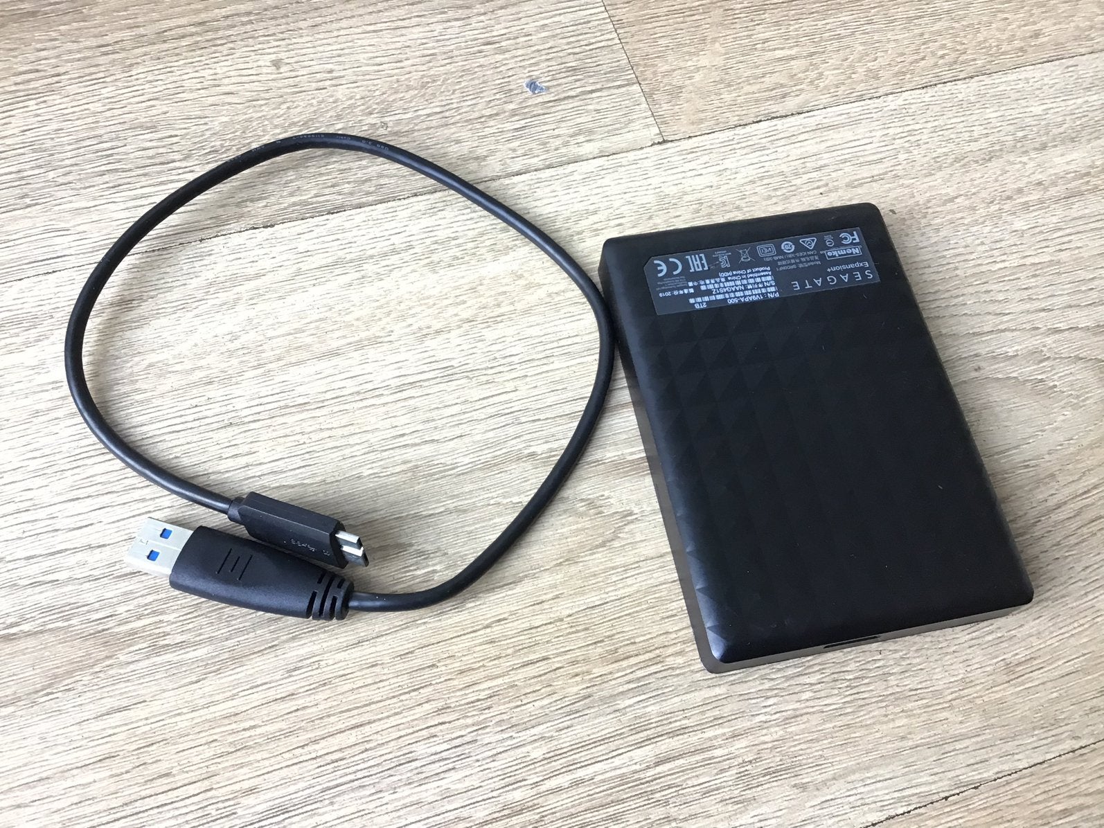 Seagate USB 3.0 hardisk 500 GB zgan., Computers en Software, Harde schijven, Ophalen of Verzenden, Zo goed als nieuw, Seagate