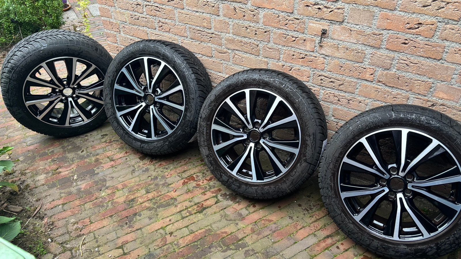Vredestein Wintrac Pro winterbanden met velgen 215/55 R17, Ophalen, Banden en Velgen, 17 inch, Winterbanden