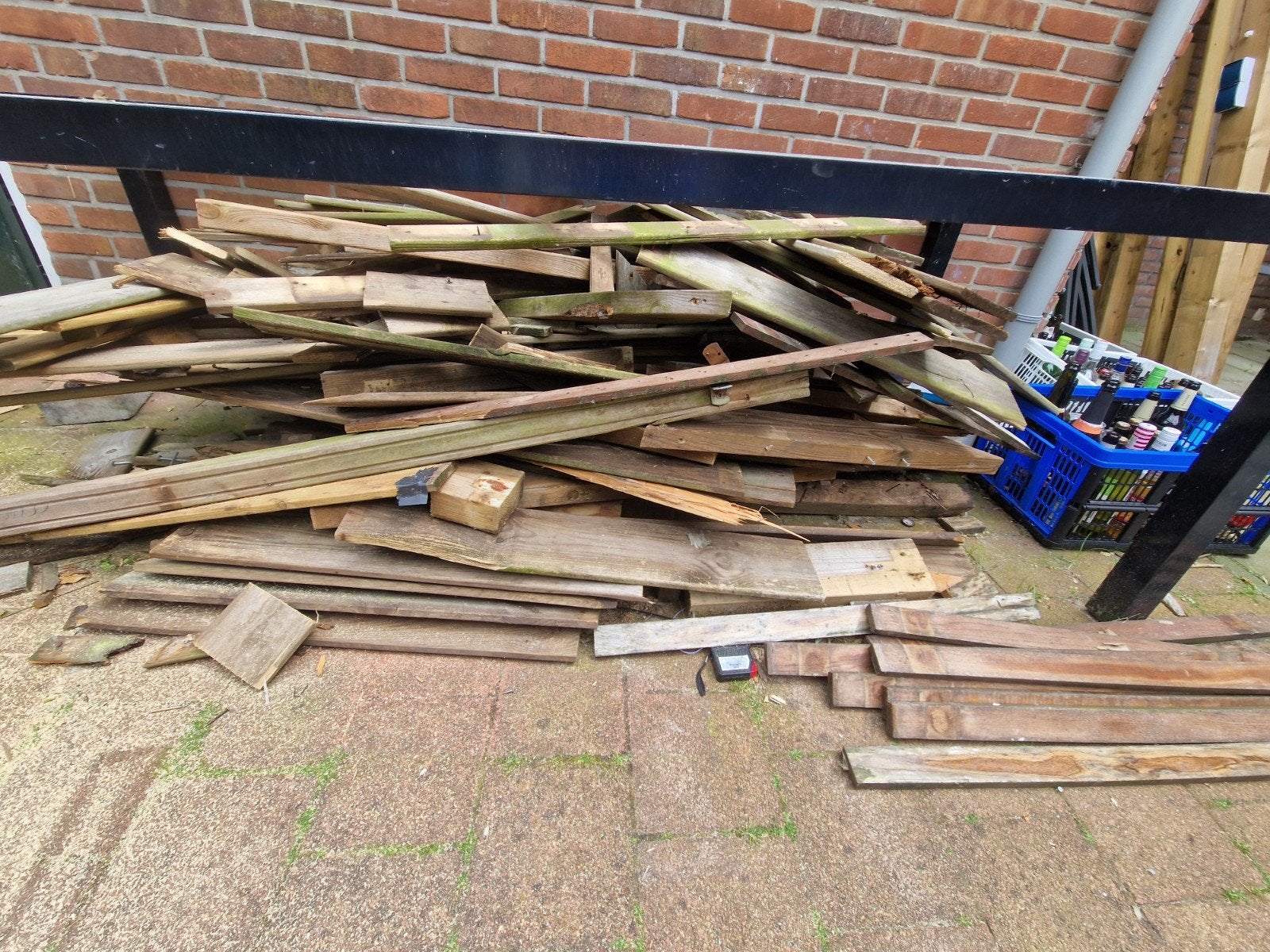 Diverse partij gebruikt hout, planken en balken, Ophalen, Gebruikt, Balk, Overige houtsoorten