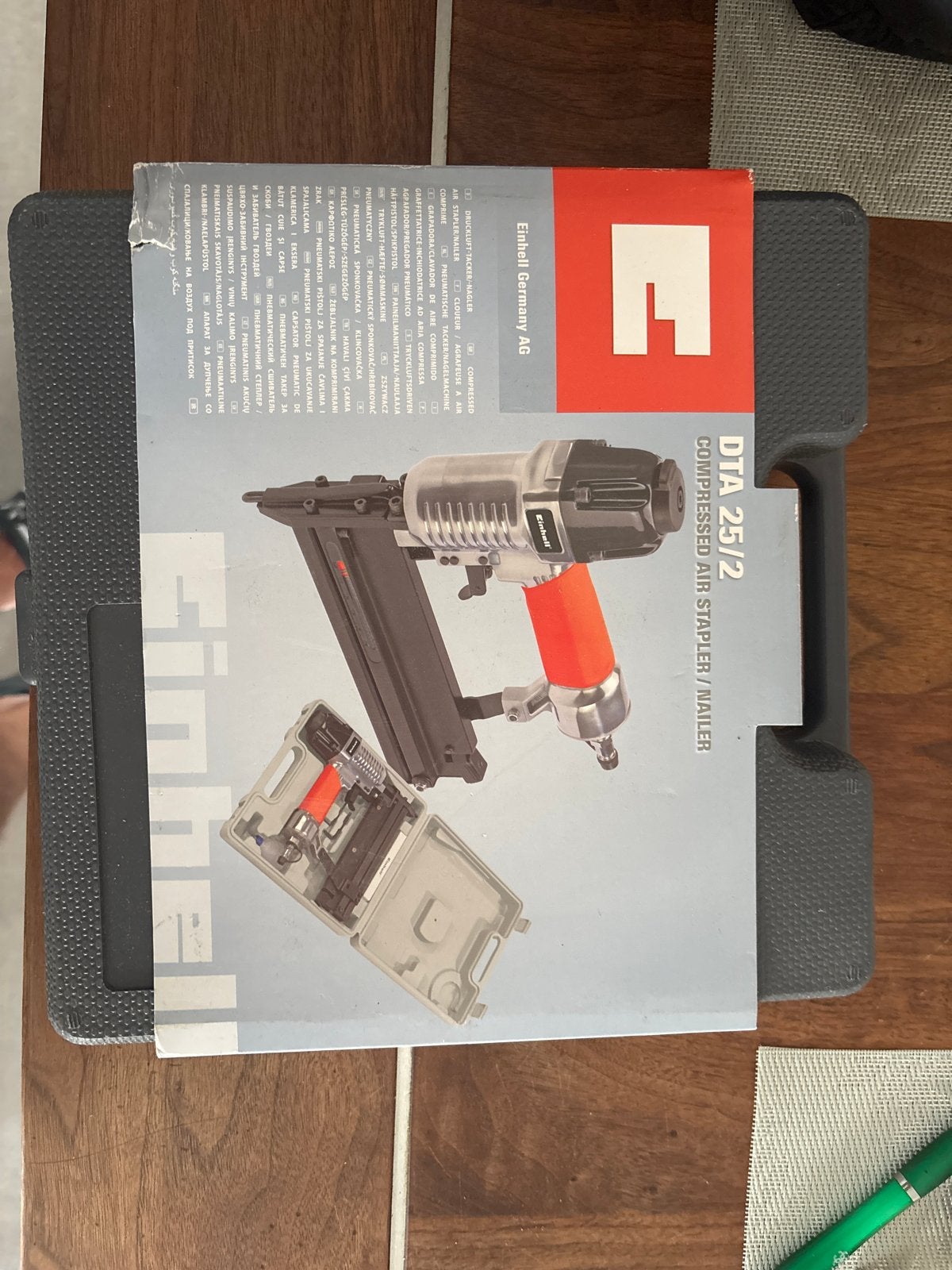 Einhell DTA 25/2 Drukloftpistool / Nietmachine, Ophalen of Verzenden, Gebruikt, Tacker/nietmachine