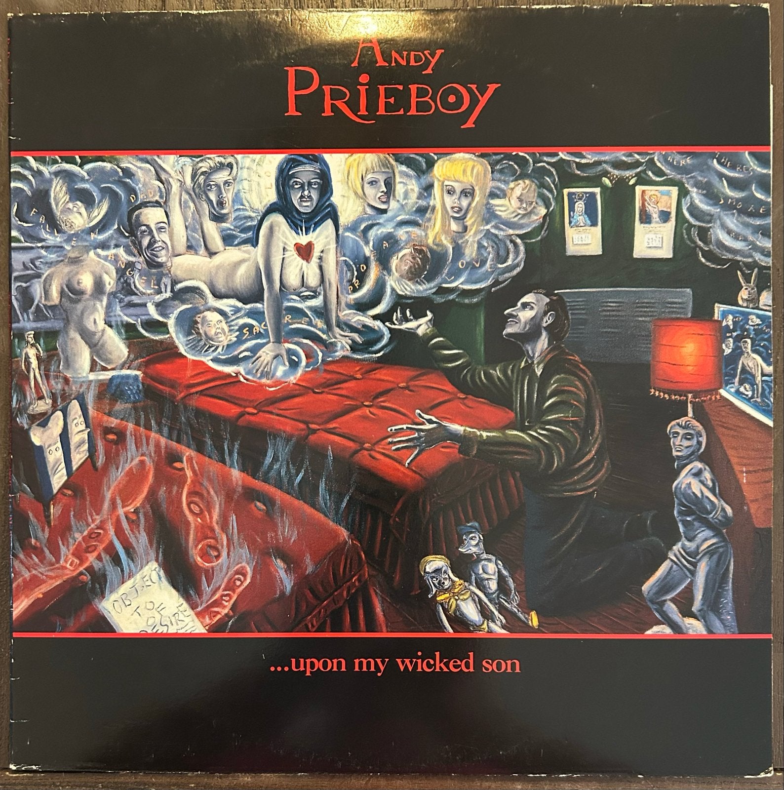 Andy Prieboy - Upon My Wicked Son LP (1990), LP, Gebruikt, Originele persing, Ophalen of Verzenden