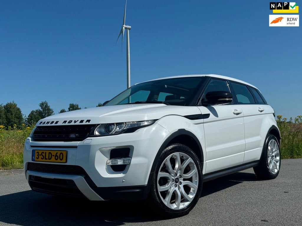Land Rover Range Rover Evoque 2.2 TD4 4WD Prestige Pano Nett, Euro 5, Zwart, 4 cilinders, 150 pk