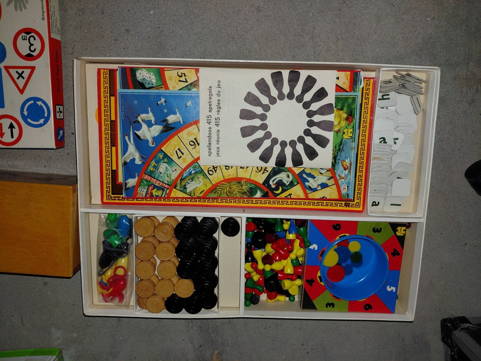 Vintage Gezelschapsspellen: Electro, Stempel A-Z & Meer, Een of twee spelers, Ophalen of Verzenden, Gebruikt, Jumbo, Hausemann & Hötte