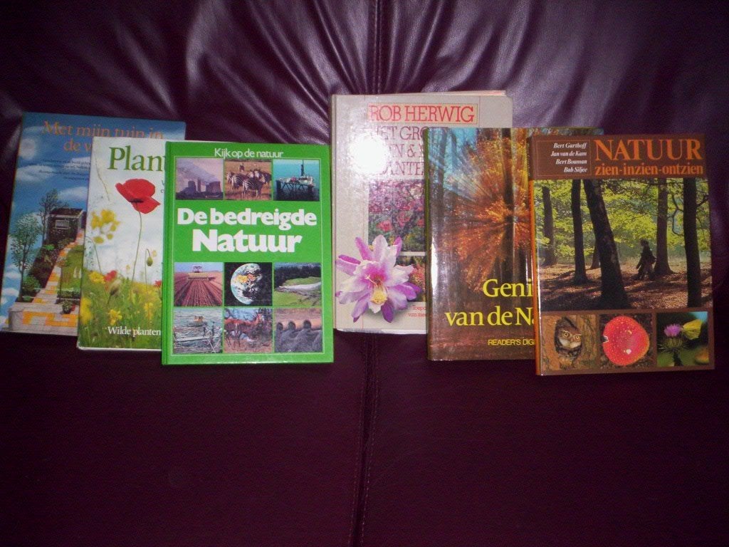 natuurboeken, 6 stuks,  Rob Herwig en andere, Boeken, Ophalen of Verzenden, Zo goed als nieuw, Natuur algemeen