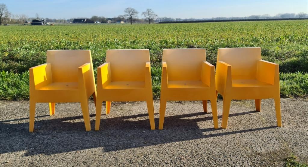 4x Toy stoel Philippe Starck - Driade, Ophalen, Stapelbaar