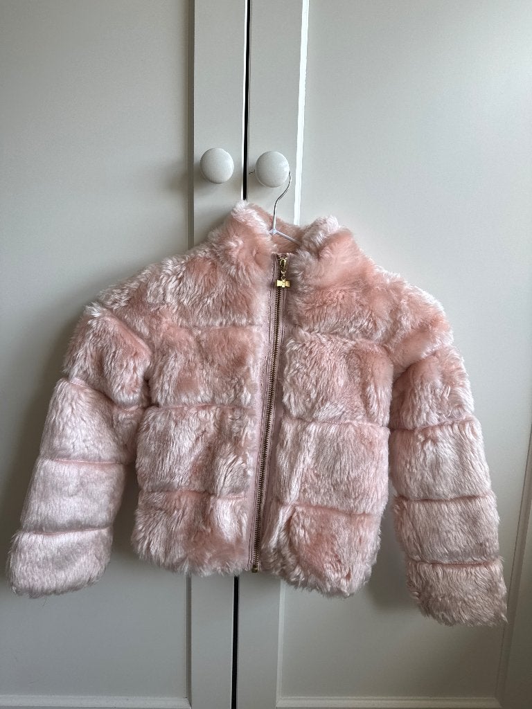 Kinder winterjas van Supertash girls, Ophalen of Verzenden, Zo goed als nieuw, Maat 116