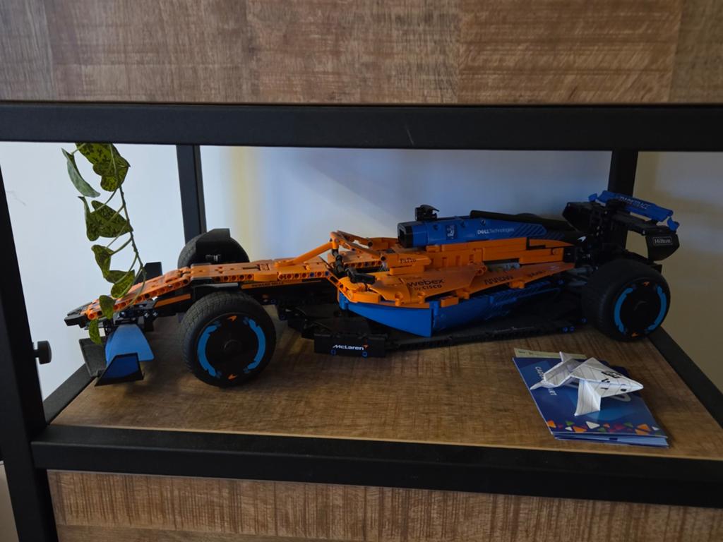 LEGO Technic McLaren Formule 1 racewagen 42141 gemonteerd, Ophalen, Zo goed als nieuw, Overige merken