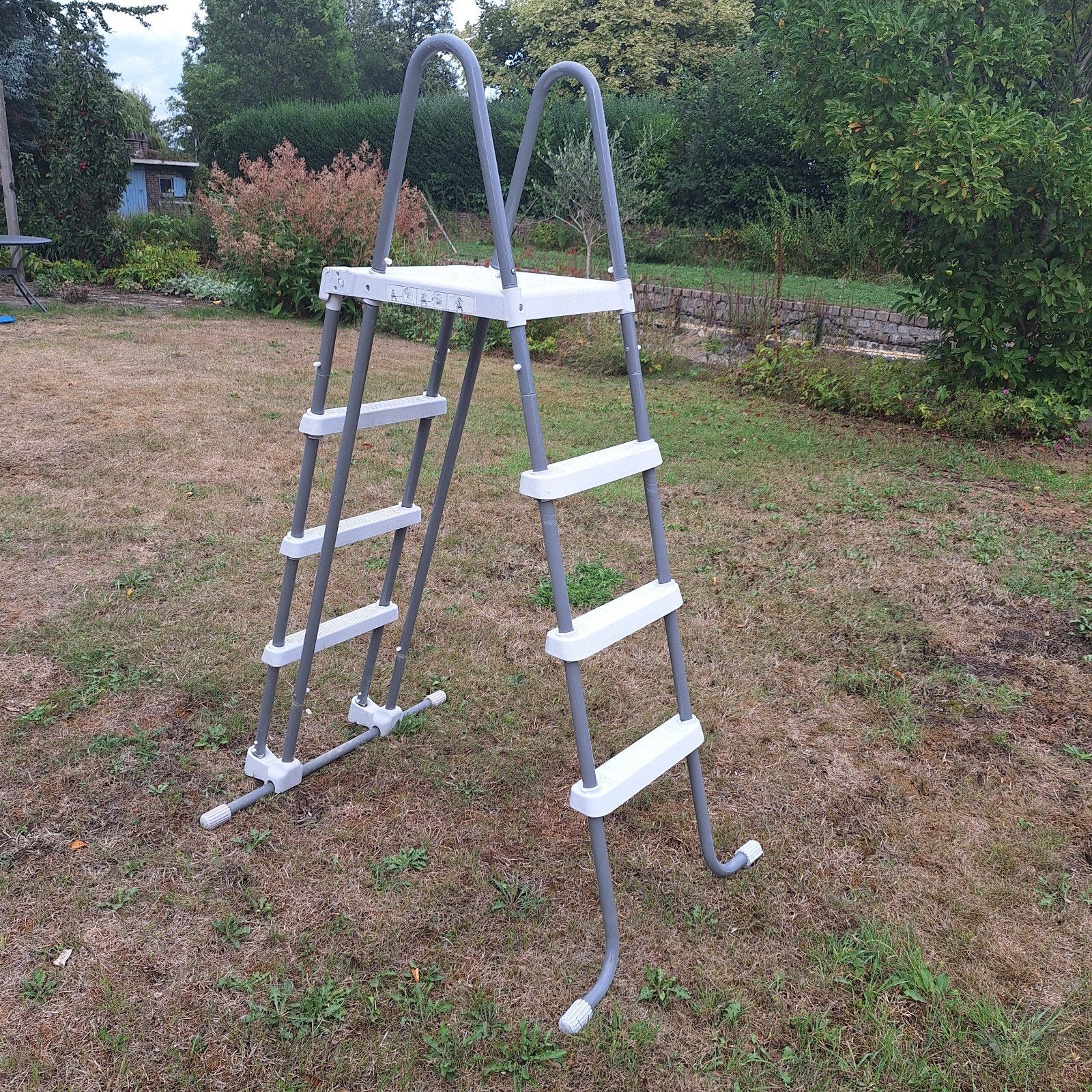 Zwembad trap, Ophalen, Gebruikt, Ladder