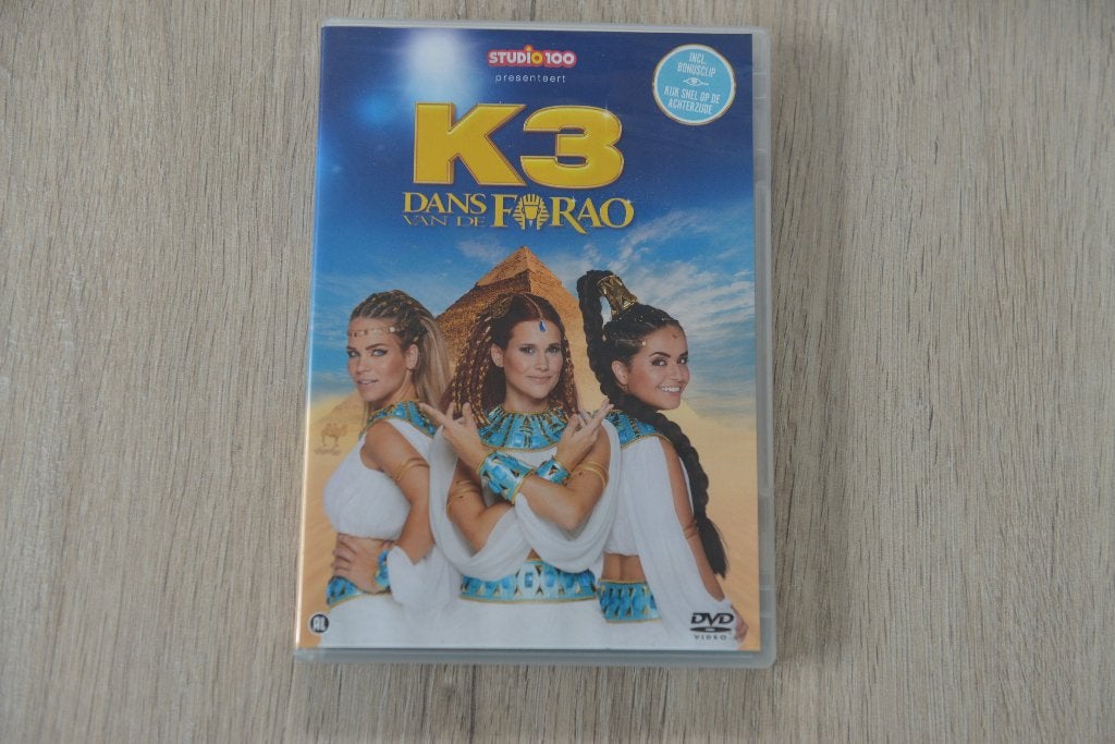 STUDIO 100 - K3 DANS VAN DE FARAO inclusief bonusclip, Avontuur, Verzenden, Alle leeftijden, Boxset
