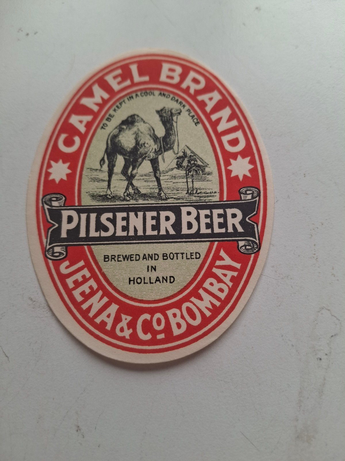 etiket Phoenix  Camel Brand, Verzamelen, Ophalen of Verzenden, Zo goed als nieuw, Overige typen