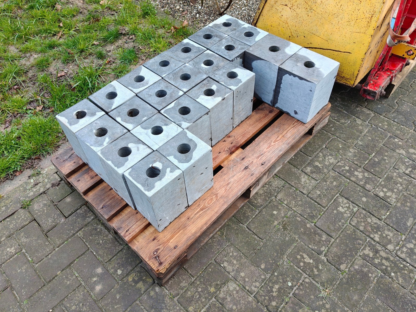 Natuursteen poeren, Ophalen, Nieuw, Veranda