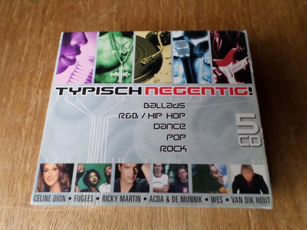 Typisch Negentig - 5CD Box - 90's, Boxset, Ophalen of Verzenden, Zo goed als nieuw, Pop