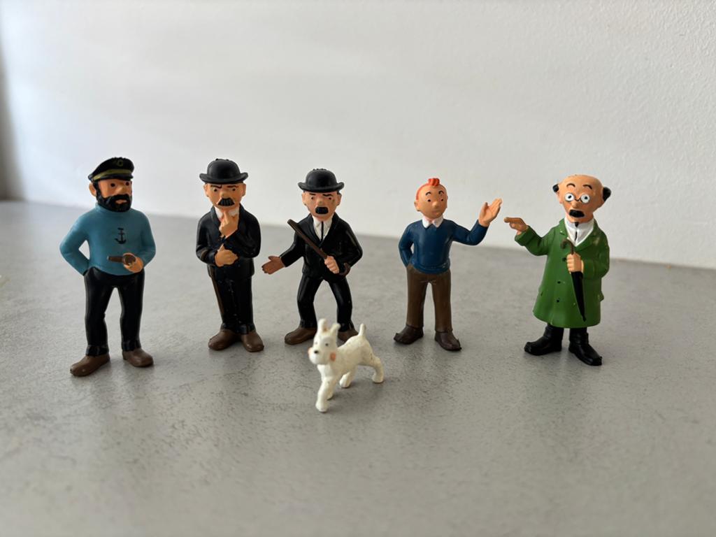 Originele Kuifje figuren set, Verzamelen, Ophalen of Verzenden, Kuifje, Beeldje of Figuurtje