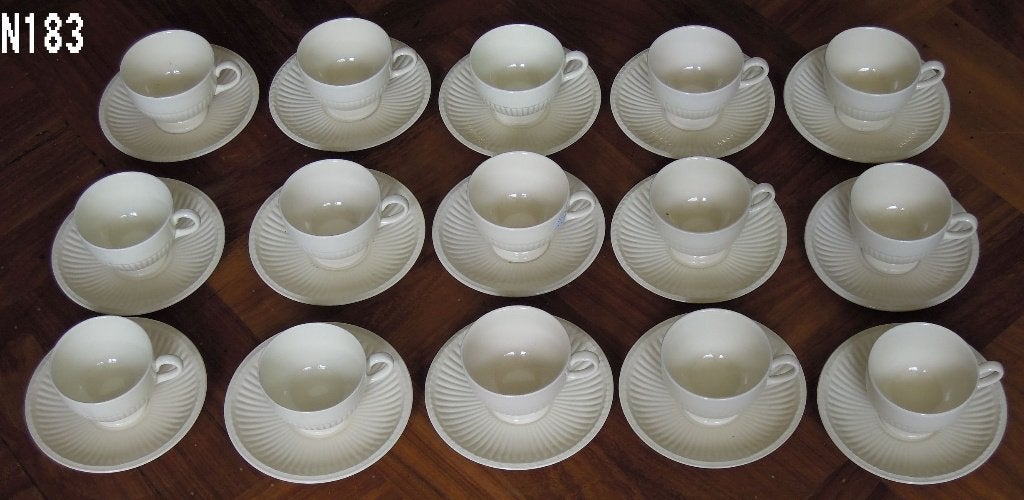 Nr N183+: 12 Middelgrote Wedgwood Edme theekoppen per stuk, Wedgwood, Overige typen, Tweedehands onbekend., Ophalen of Verzenden