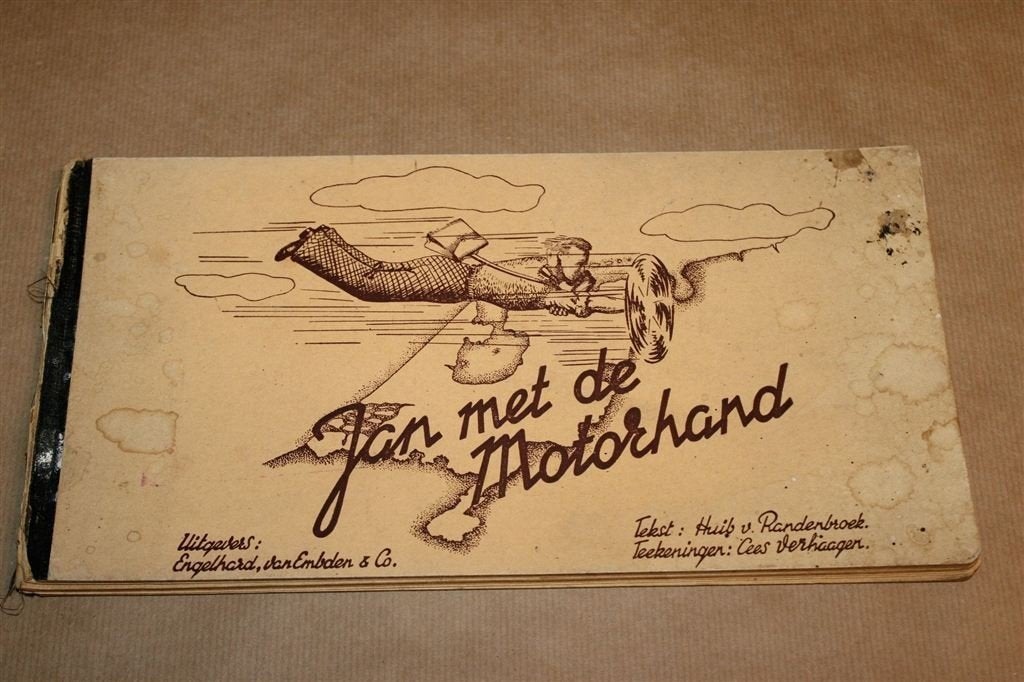 Jan met de Motorhand — Vintage Verzetsstrip 1946, Verzenden, Gelezen
