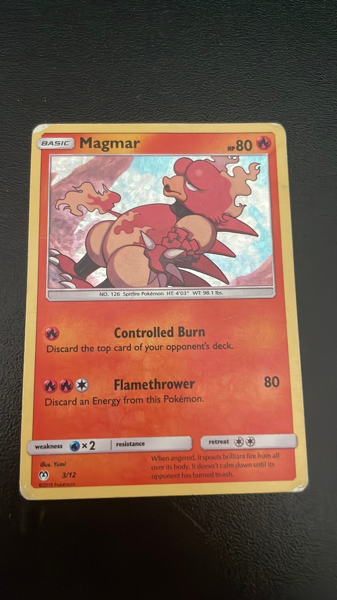 Magmar holo McDonalds 2019, Ophalen of Verzenden, Gebruikt