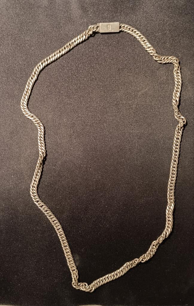 Zilveren chain 936 puurheid Bali 58cm, Ophalen of Verzenden