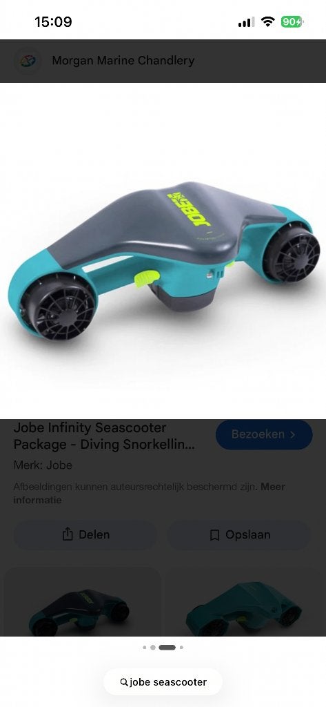 Jobe seascooter  onderwaterscooter, Watersport en Boten, Ophalen, Zo goed als nieuw, Overige typen