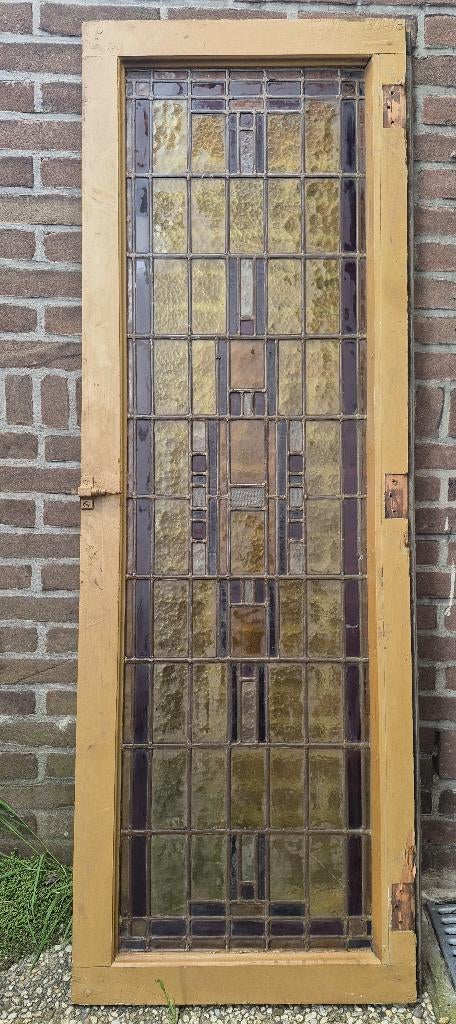 glas in lood ramen, Ophalen, Gevelraam of Ruit, Gebruikt, Minder dan 80 cm