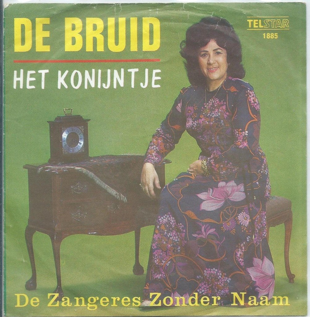 Vinyl Single Zangeres zonder Naam, Ophalen of Verzenden, Gebruikt, Nederlandstalig