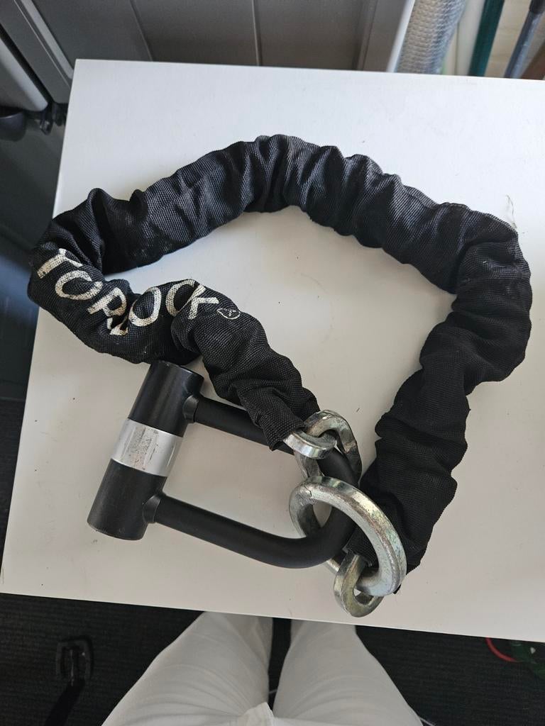 Top-Lock Kettingslot met Beugelslot - Gebruikt, Ophalen of Verzenden, Gebruikt, Kettingslot