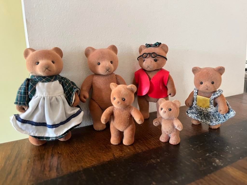 Sylvian Families Poppetjes - Berenfamilie, Ophalen, Gebruikt