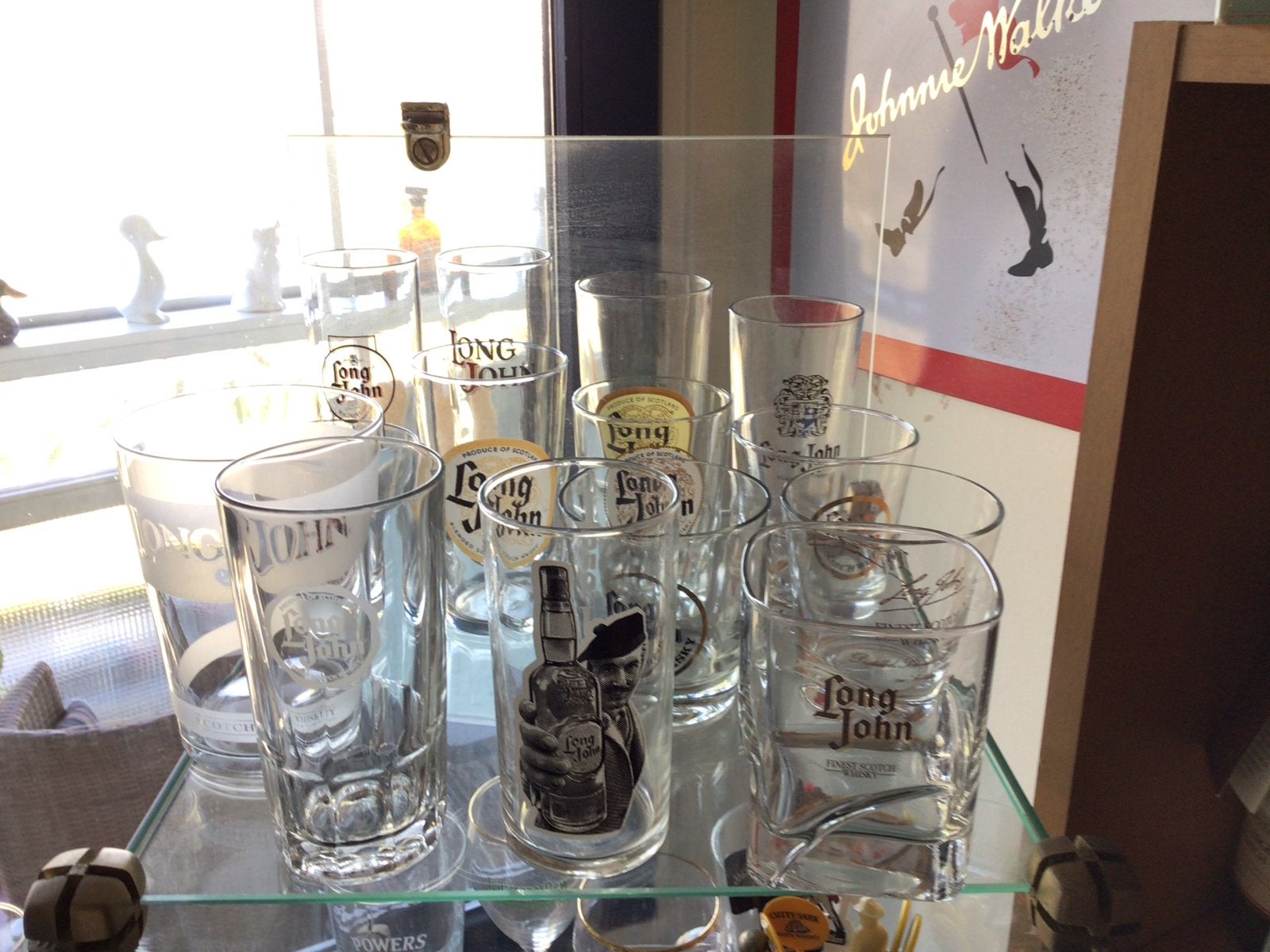 Leuke collectie Long John whisky glazen, Verzamelen, Ophalen, Gebruikt