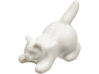 Lego White Cat, Crouching, Gebruikt, Overige thema's, Lego, Accessoire