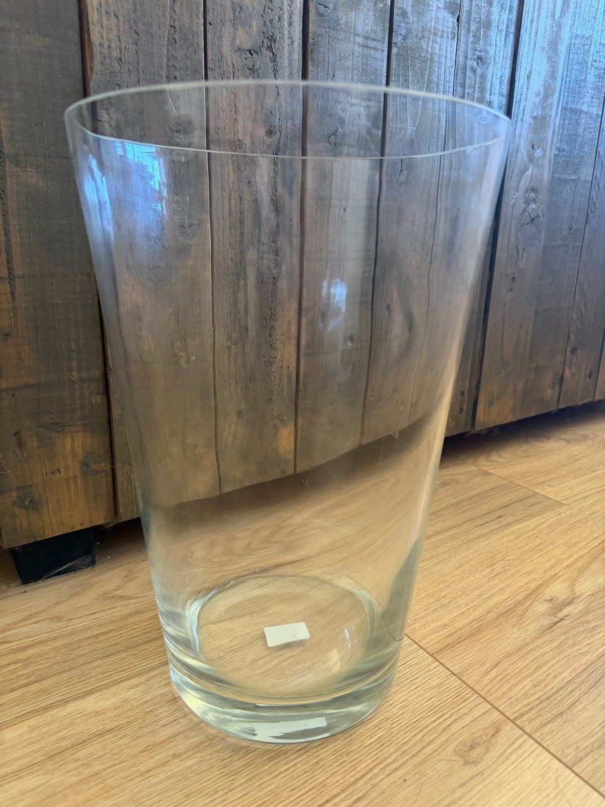 Grote glazen vaas/windlicht, Ophalen, Overige kleuren, Nieuw, Glas