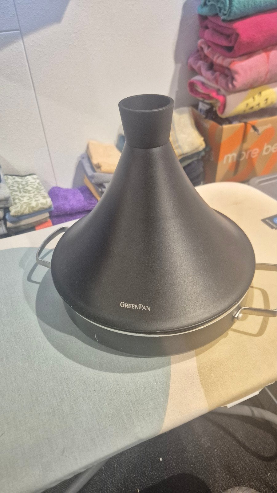 GreenPan Tajine met deksel, Overige materialen, Gebruikt, Tajine, Ophalen of Verzenden