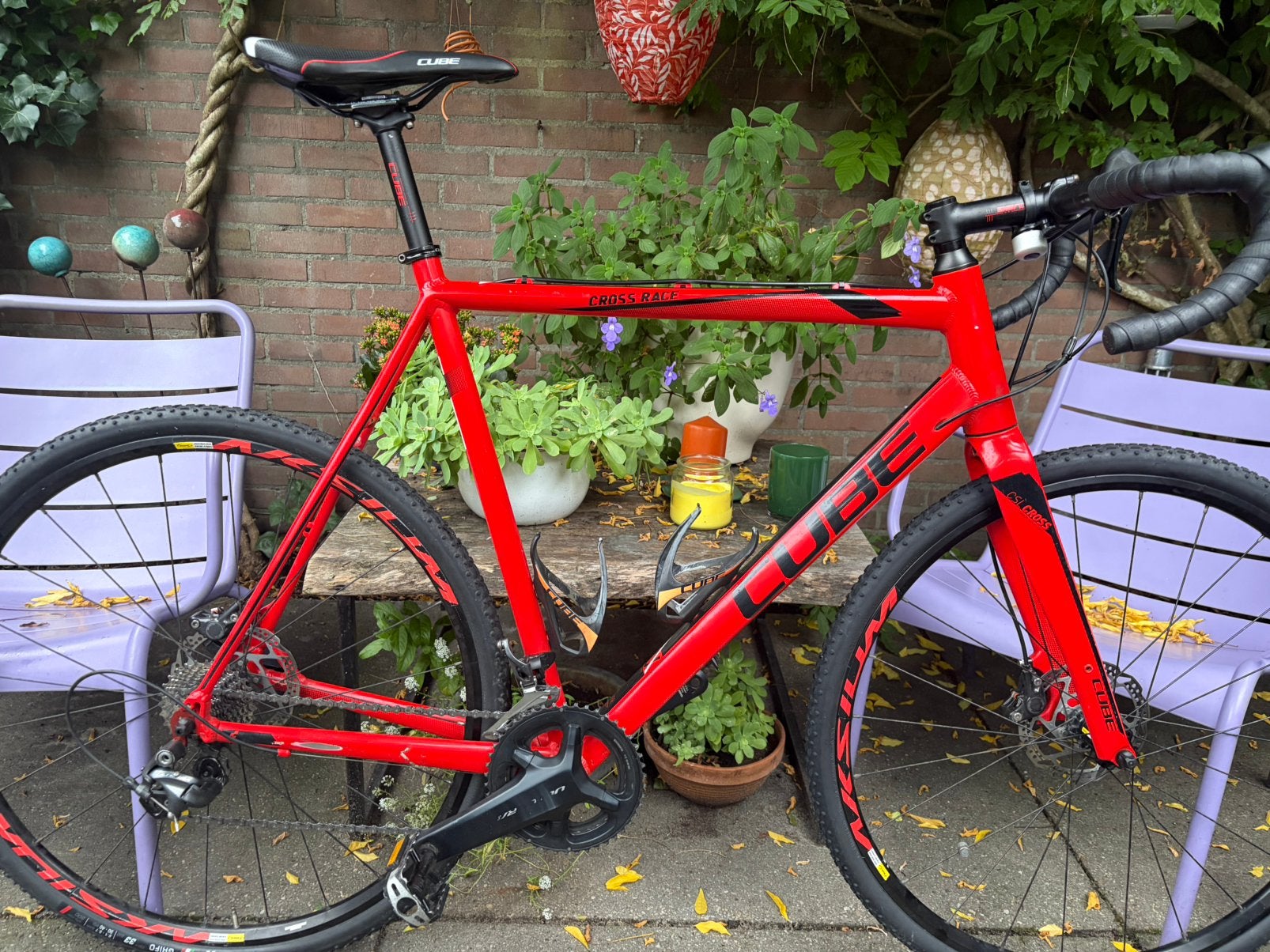 Cube cross/racefiets rood, 28 inch, Gebruikt, Heren, Aluminium