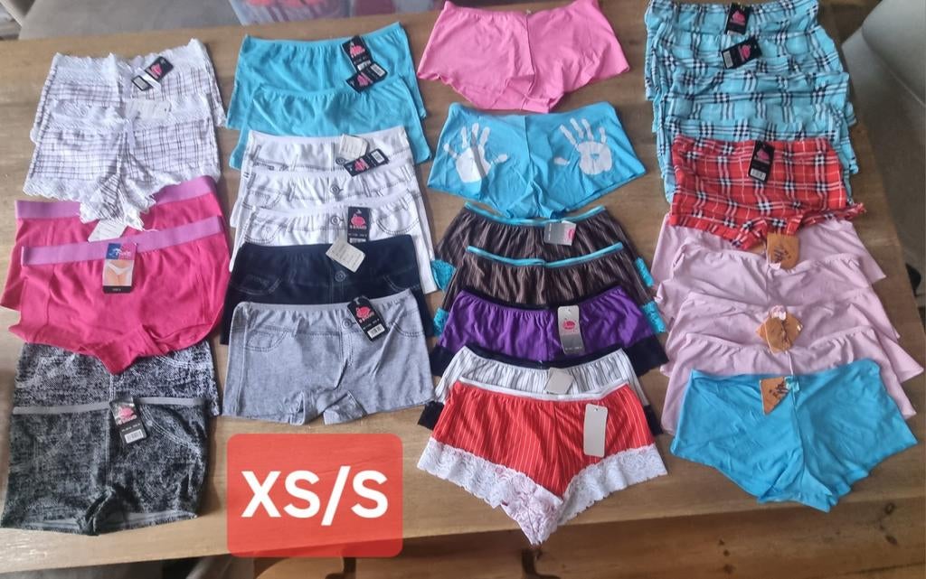 Partij NIEUW damesondergoed, 150 stuks, diverse maten, Kleding | Dames, Ondergoed en Lingerie, Ophalen of Verzenden, Overige kleuren