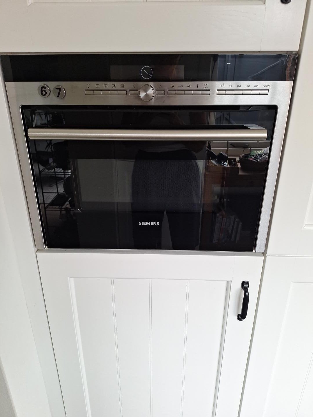 Siemens combi oven - magnetron stuk, Ophalen, 45 tot 50 cm, Hete lucht, Siemens