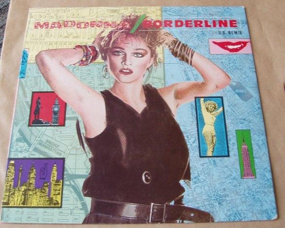 12" maxi Madonna - Borderline, Cd's en Dvd's, Vinyl Singles, Ophalen, Gebruikt, 12 inch, Pop