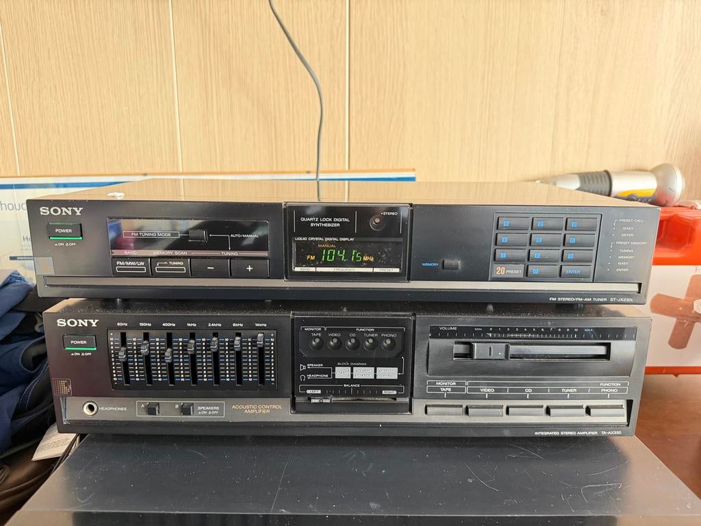 Sony ST-JX230L fm tuner, Audio, Tv en Foto, Stereo-sets, Gebruikt, Tuner of Radio, Sony, Losse componenten