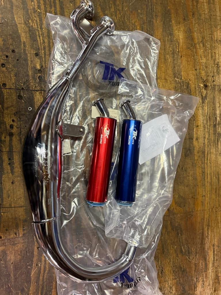 Derbi Turbokit Dubbele Demper Uitlaat - Nieuw & Speciaal, Derbi, Derbi, Nieuw, Uitlaat