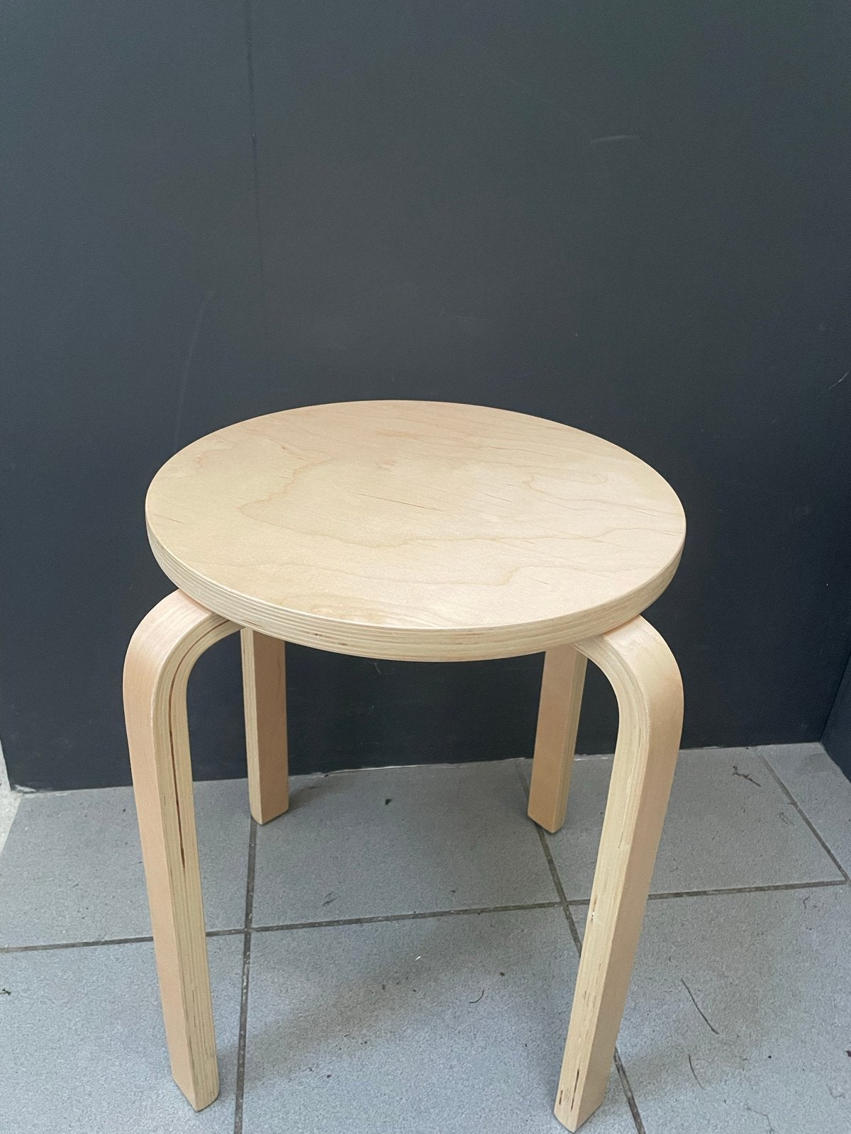 IKEA Frosta Houten Kruk, Ophalen of Verzenden, Gebruikt, Hout