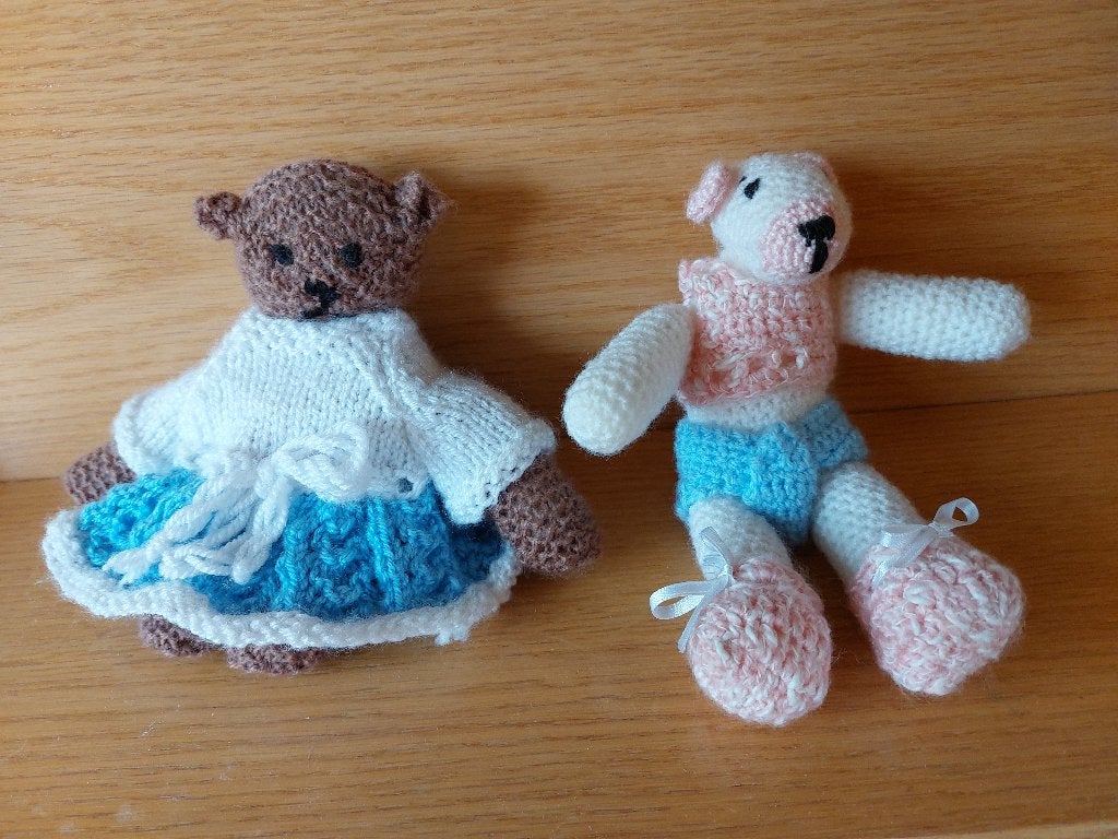 2x  gebreid poppetje, Ophalen of Verzenden, Nieuw