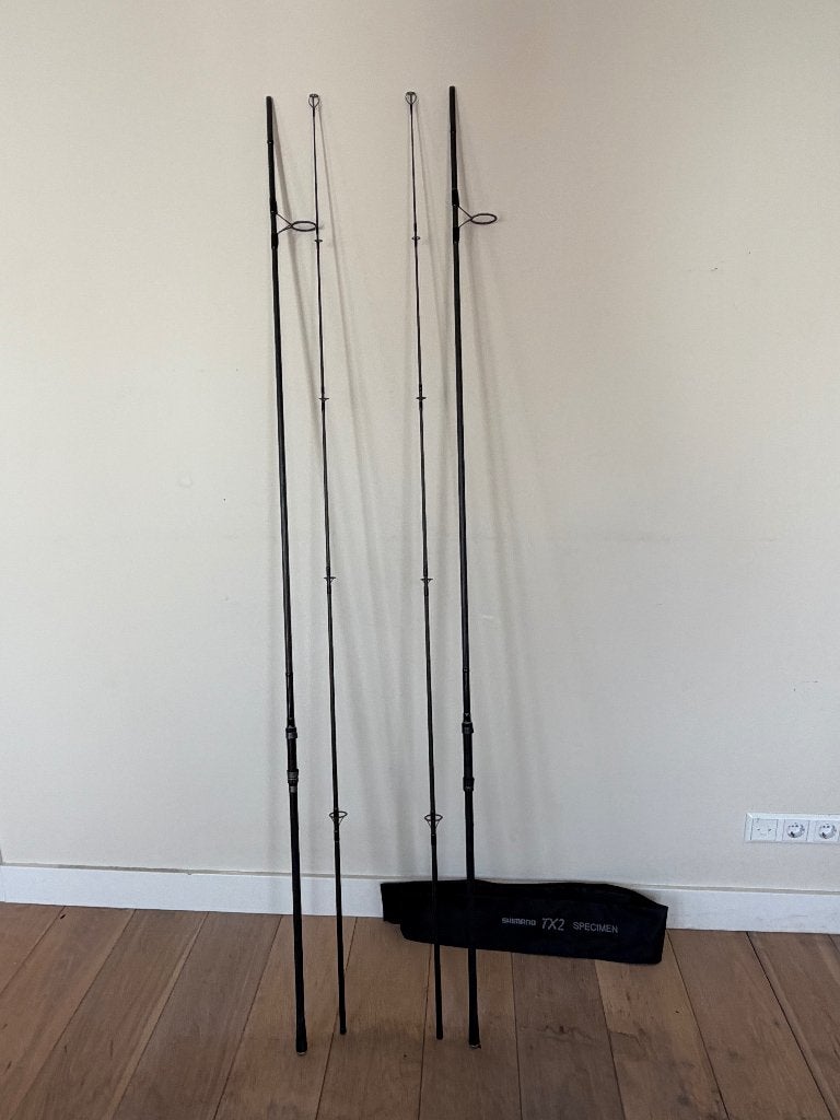 Shimano Tribal TX-2 12ft 2,75 LB 50mm, Ophalen, Gebruikt, Werphengel