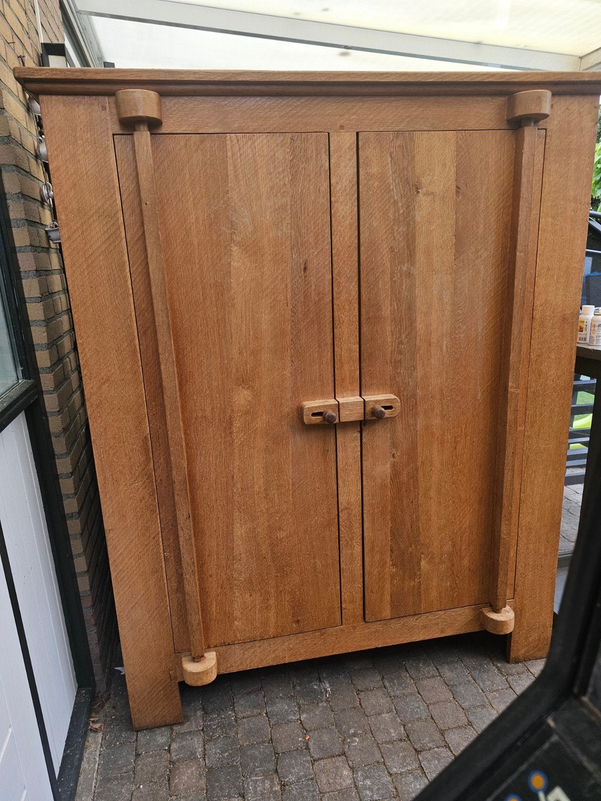 Te koop licht eiken Toogkast, Ophalen, Zo goed als nieuw, Eikenhout