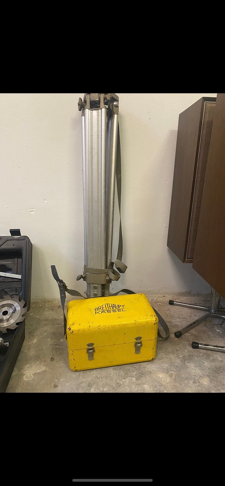 Breithaupt oude Landmeter  met Statief zie foto’s, Ophalen of Verzenden, Zo goed als nieuw